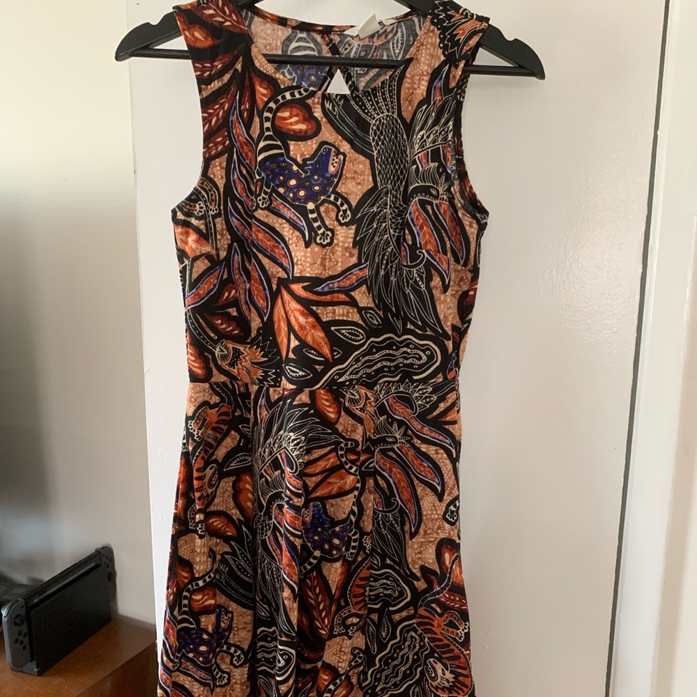 Dress with open back design